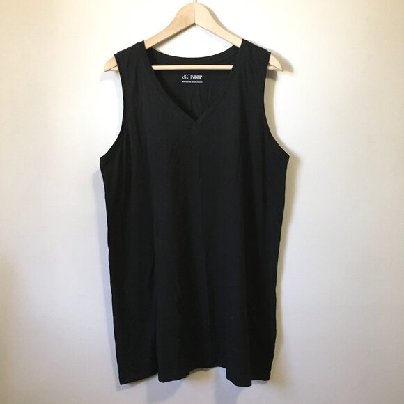 D/C Jeans Modern Black Jersey Sleevele Girlfriend Shirt - Picture 1 of 12